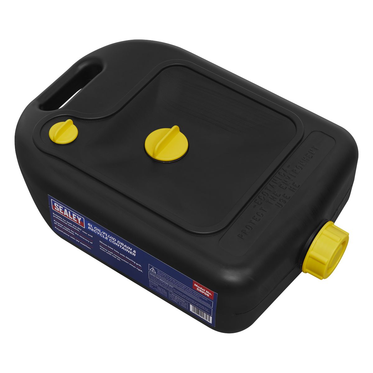 Sealey Oil/Fluid Drain & Recycle Container 6L - Image 2