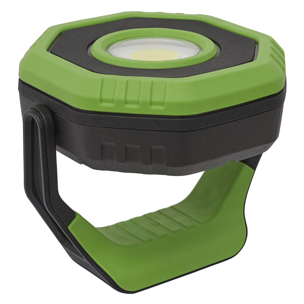 Sealey Rechargeable Pocket Floodlight with Magnet 360Á 7W COB LED Green - Image 3