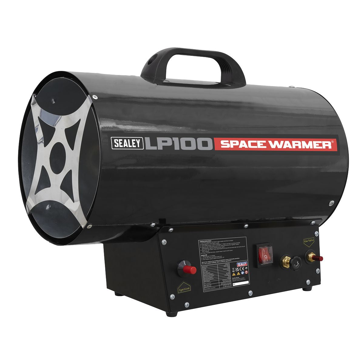 Sealey Space Warmer Propane Heater 61,000-102,000Btu/hr (18-30kW) - Image 2