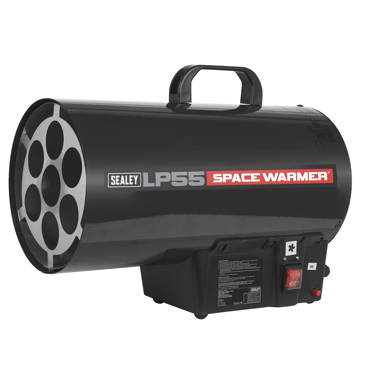 Sealey Space Warmer Propane Heater 54,500Btu/hr - Image 2