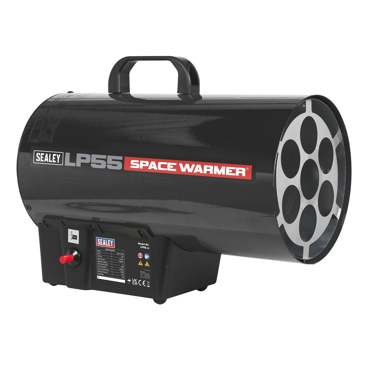 Sealey Space Warmer Propane Heater 54,500Btu/hr - Image 3