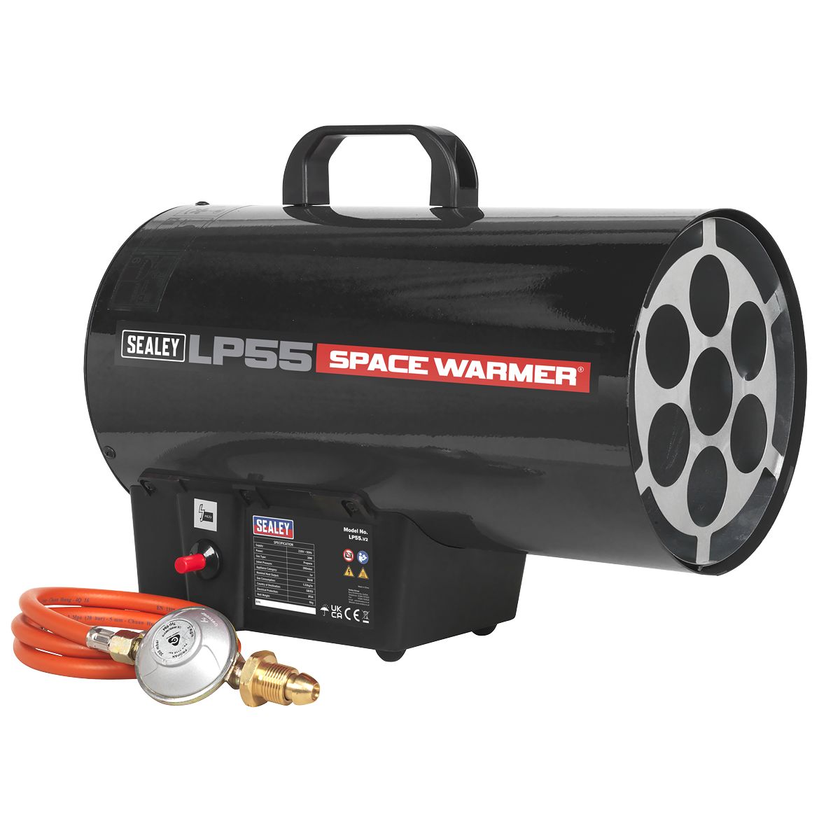 Sealey Space Warmer Propane Heater 54,500Btu/hr - Image 4