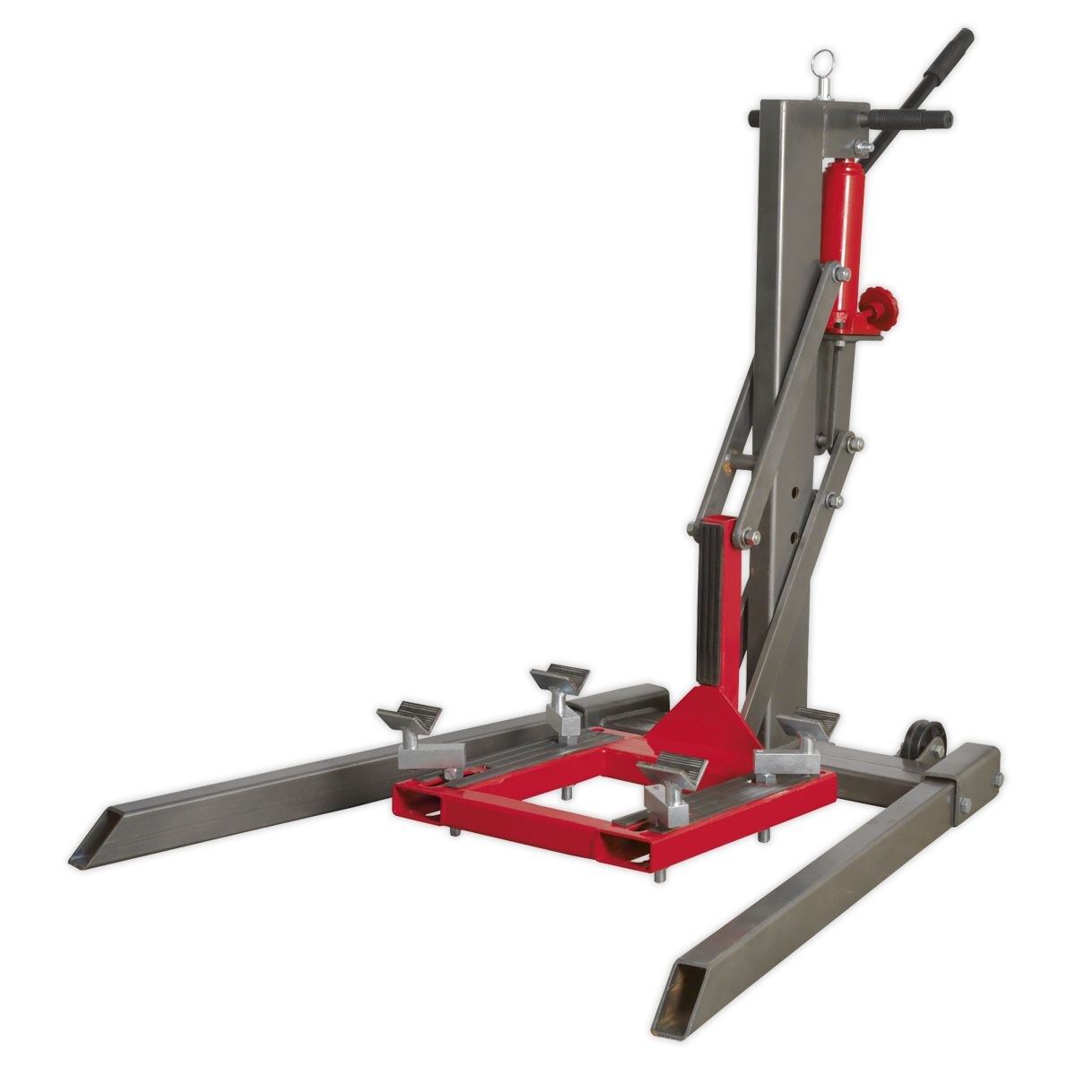 Sealey Single Post Hydraulic Motorcycle Lift 450kg Capacity - Image 6