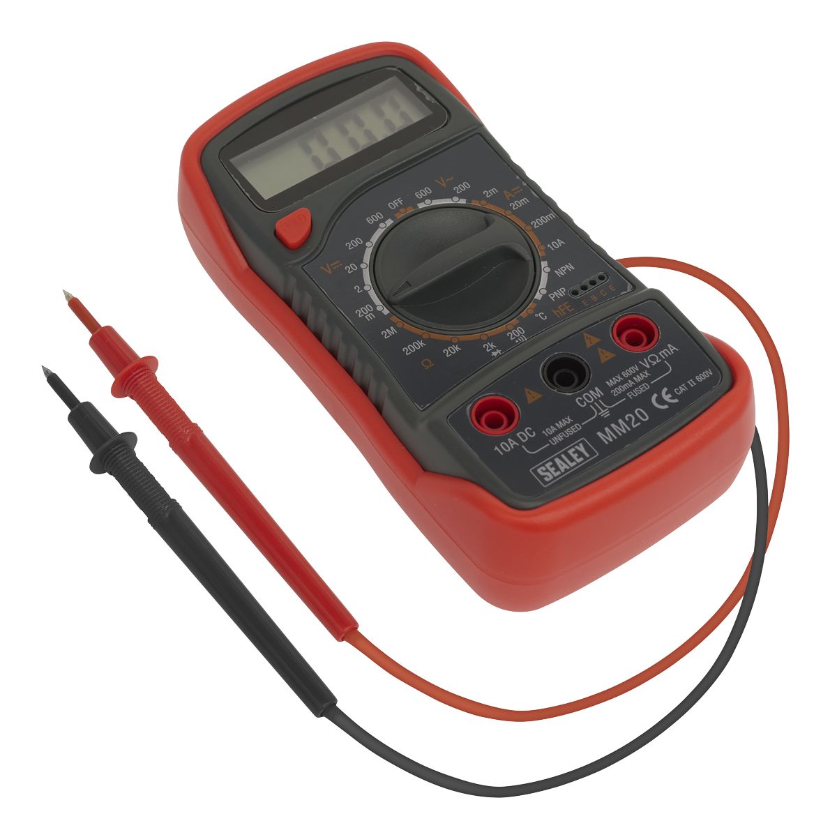 Sealey Digital Multimeter 8-Function with Thermocouple - Image 1