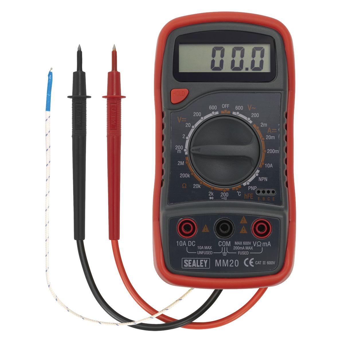 Sealey Digital Multimeter 8-Function with Thermocouple - Image 4