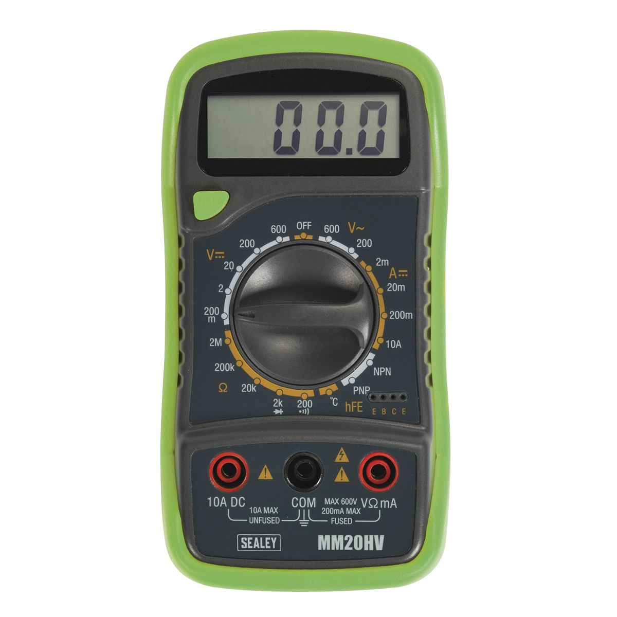 Sealey Digital Multimeter 8-Function with Thermocouple Hi-Vis - Image 1