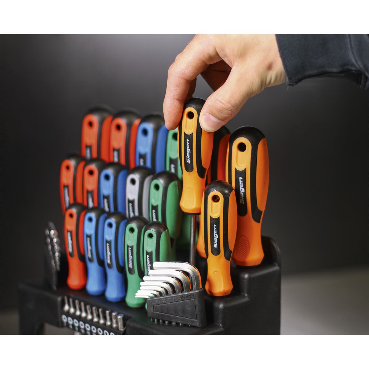 Sealey Screwdriver, Hex Key & Bit Set 44pc - Image 5