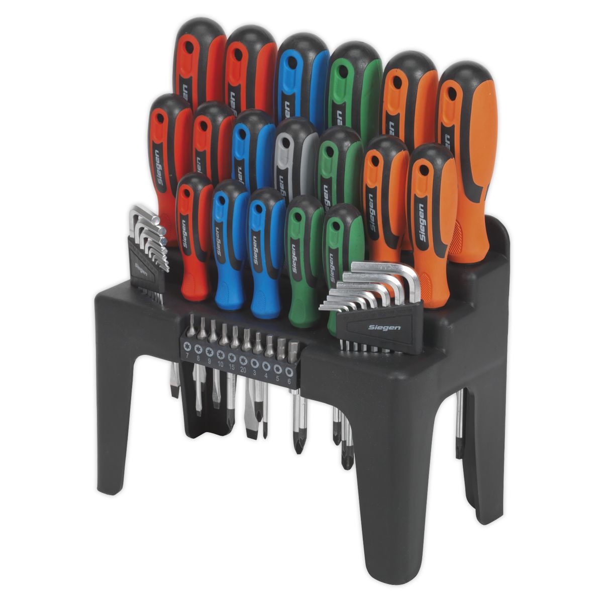 Sealey Screwdriver, Hex Key & Bit Set 44pc - Image 6