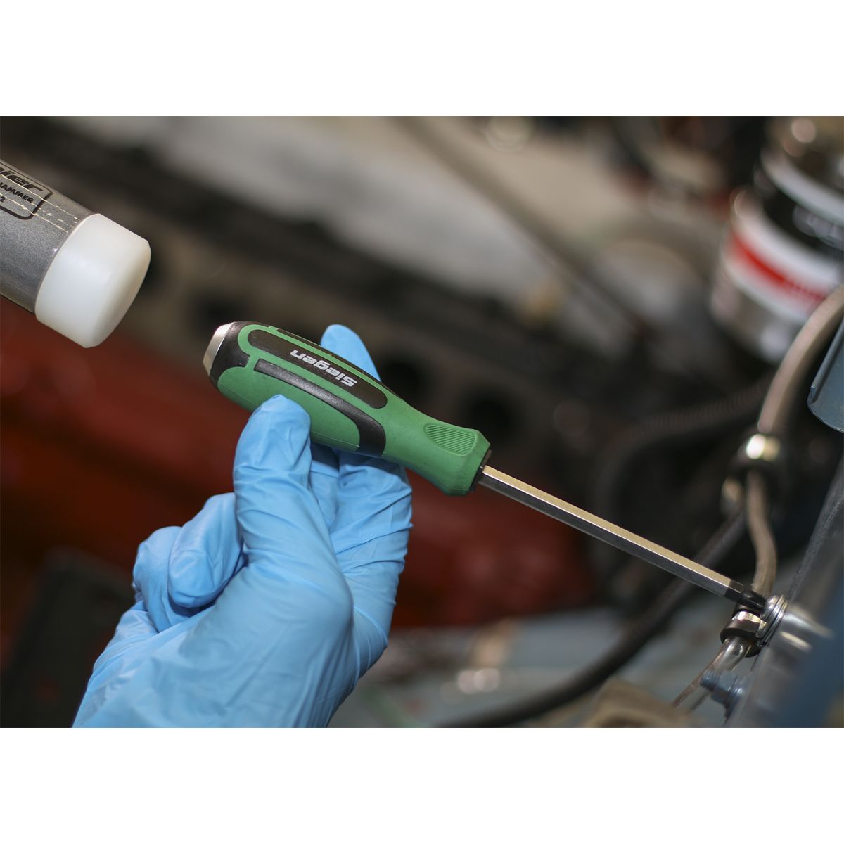 Sealey Hammer-Thru Screwdriver, Hex Key & Bit Set 44pc - Image 2