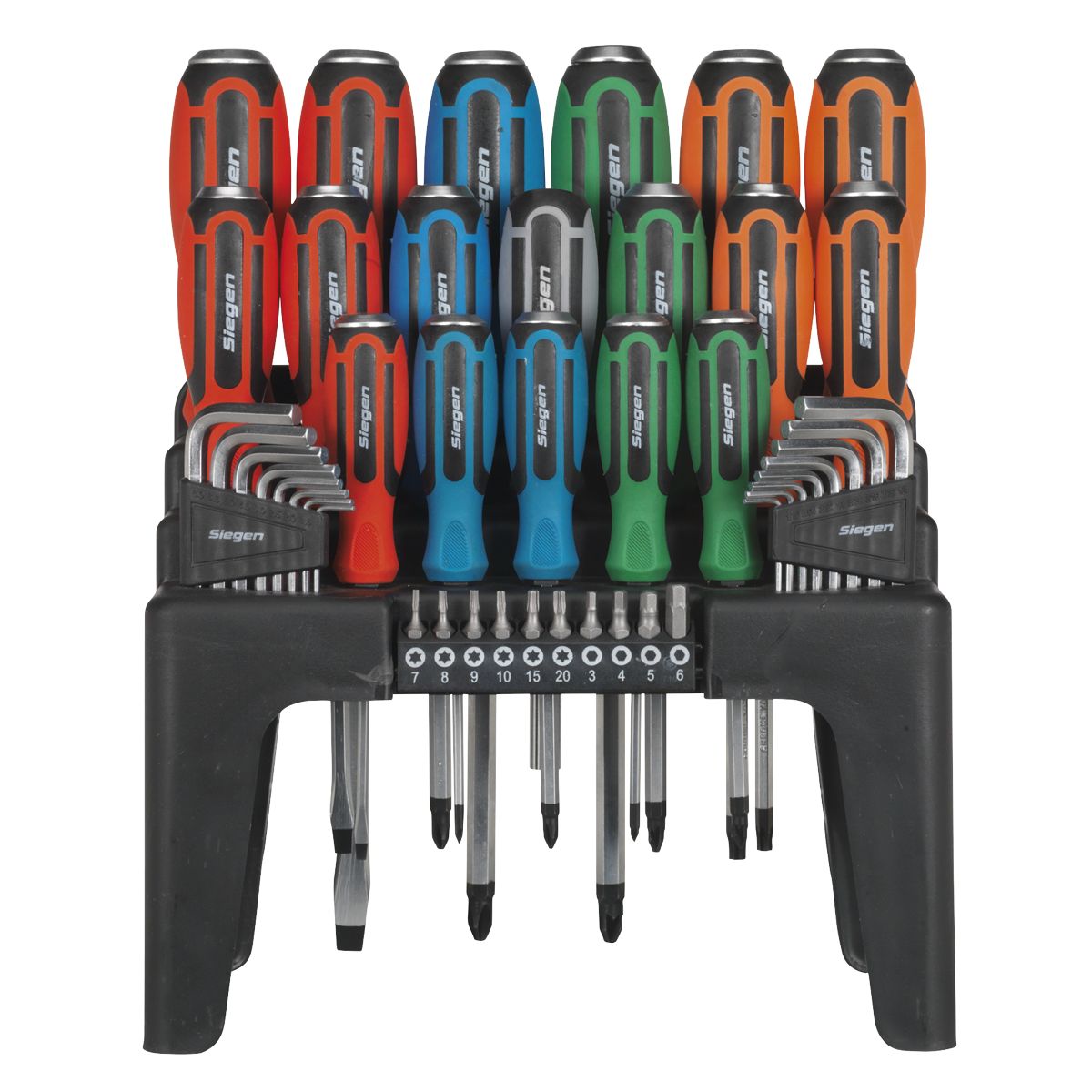 Sealey Hammer-Thru Screwdriver, Hex Key & Bit Set 44pc - Image 9