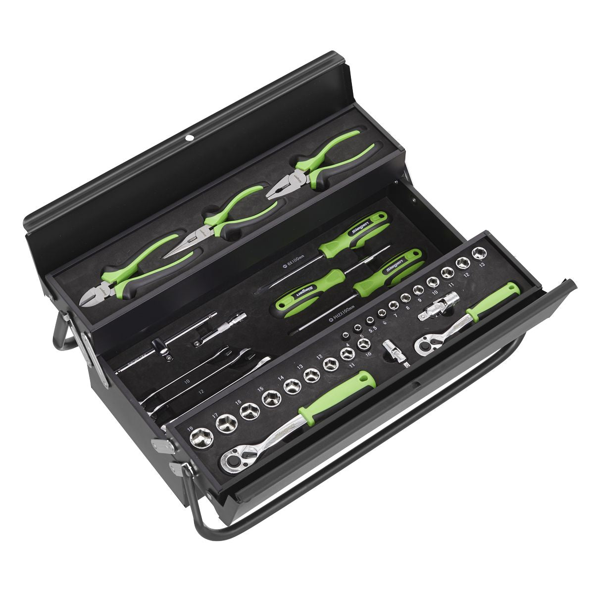 Sealey Cantilever Toolbox with Tool Kit 70pc - Image 1
