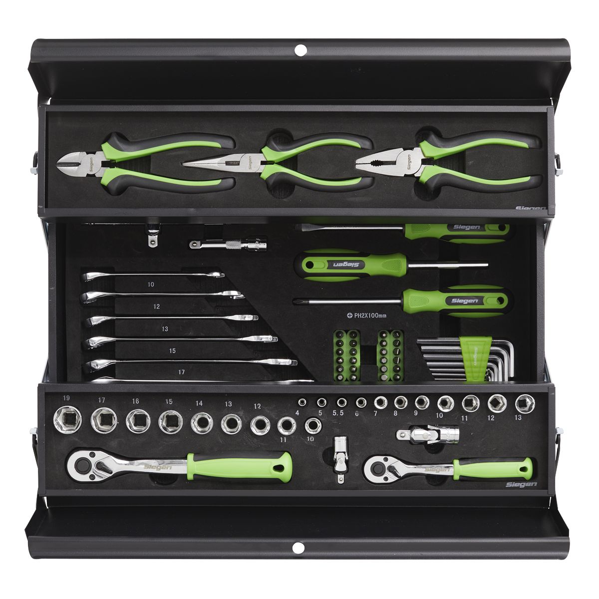 Sealey Cantilever Toolbox with Tool Kit 70pc - Image 2