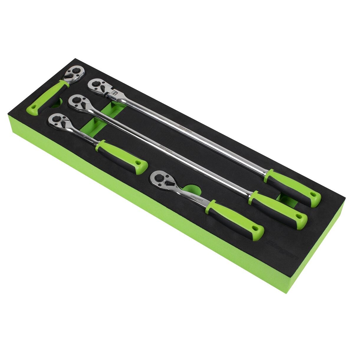 Sealey Ratchet Wrench Set 5pc 3/8"Sq Drive Flip Reverse - Image 3