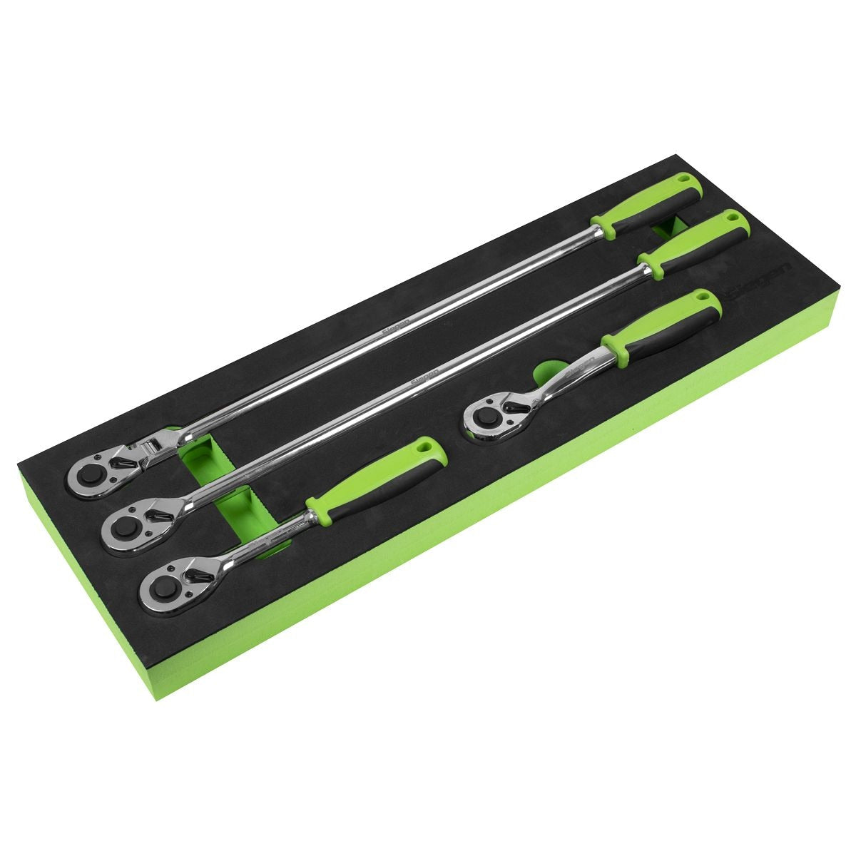 Sealey Ratchet Wrench Set 4pc 1/2"Sq Drive Flip Reverse - Image 1