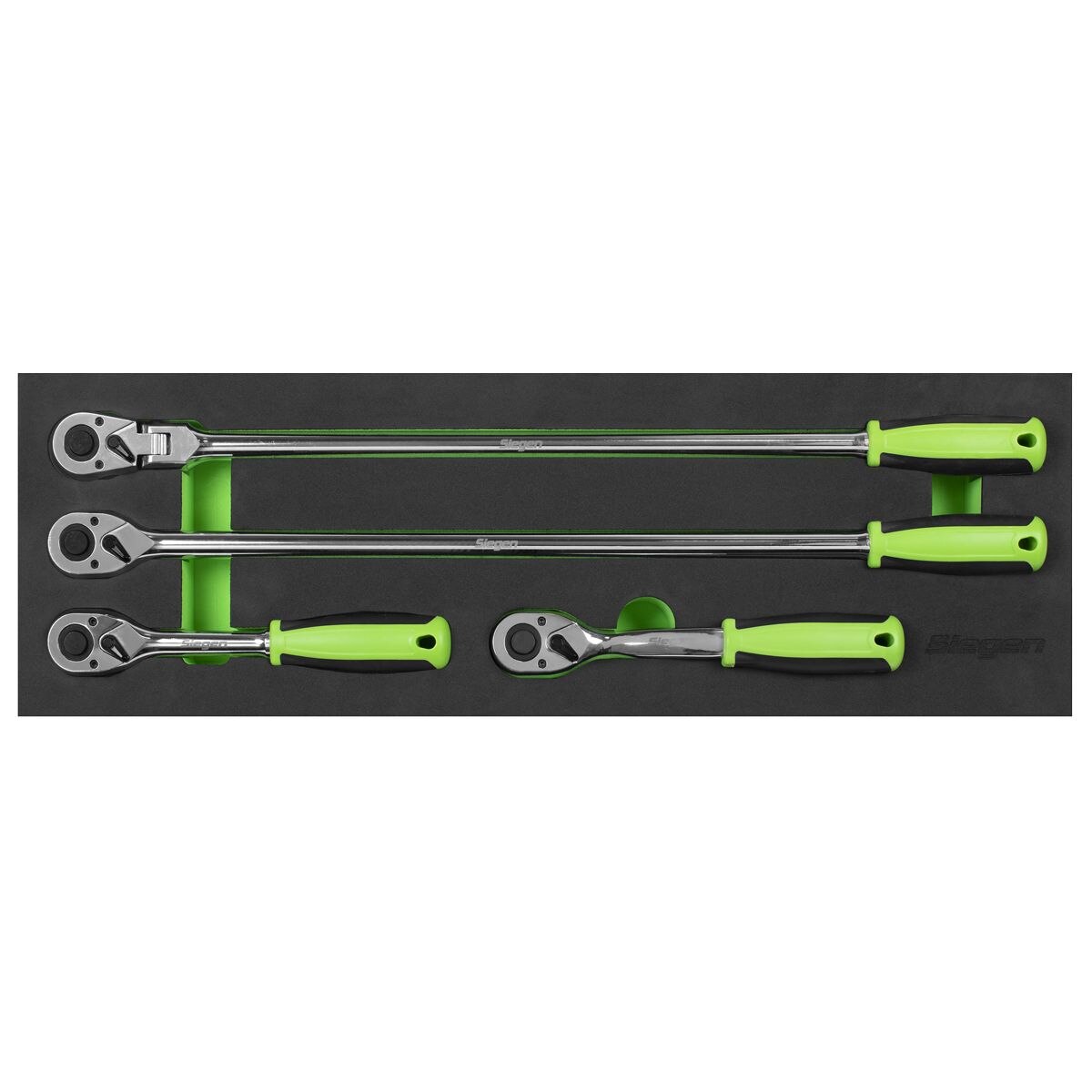 Sealey Ratchet Wrench Set 4pc 1/2"Sq Drive Flip Reverse - Image 5