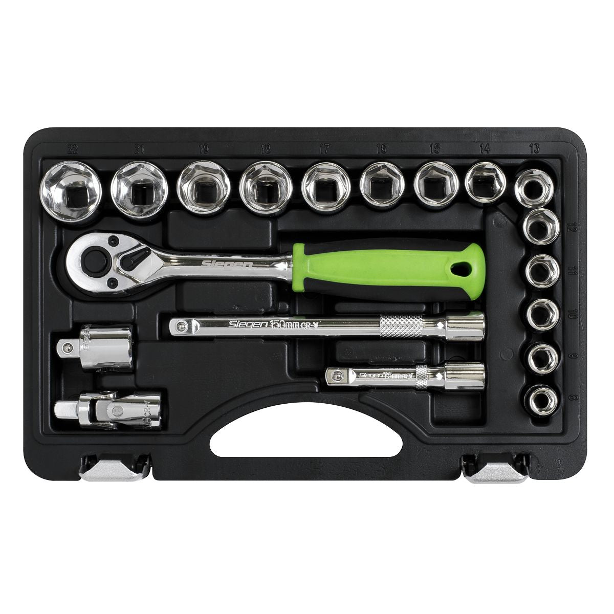 Sealey Socket Set 19pc 3/8"Sq Drive Metric - Image 8