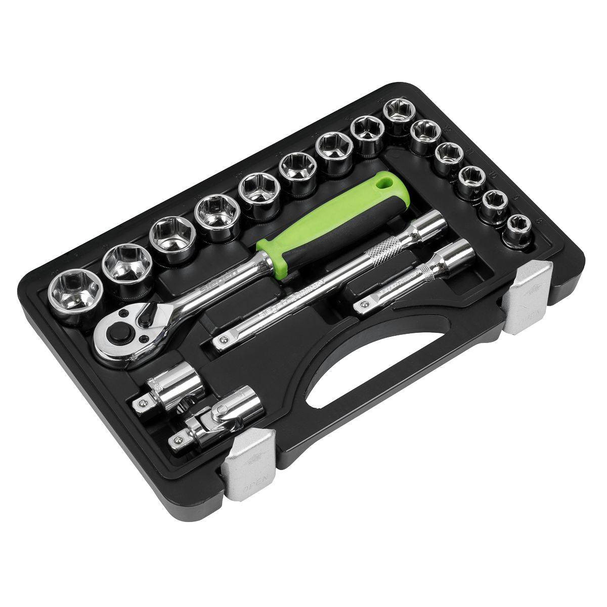 Sealey Socket Set 19pc 3/8"Sq Drive Metric - Image 9