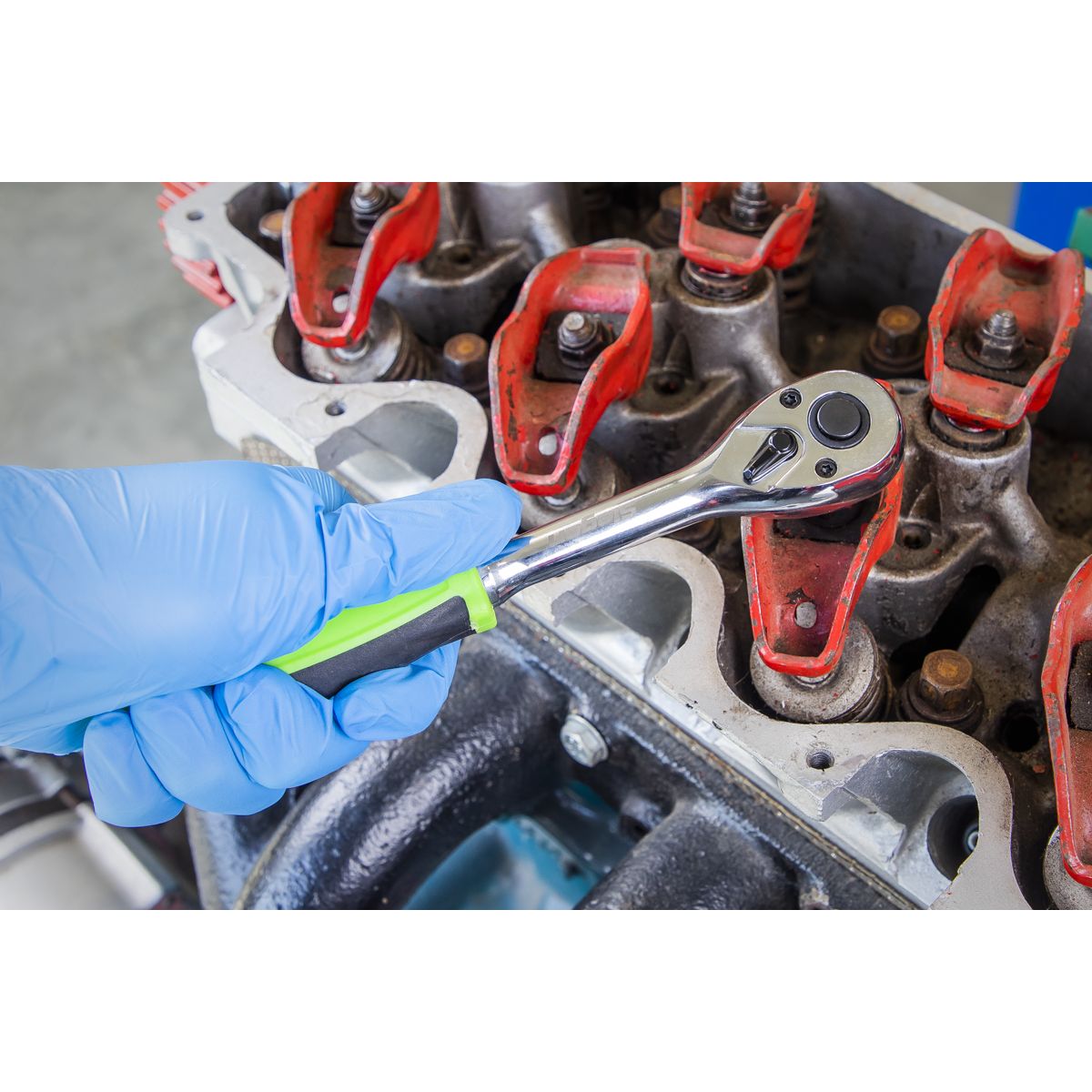 Sealey Socket Set 28pc 3/8"Sq Drive 6pt WallDrive Metric - Image 5