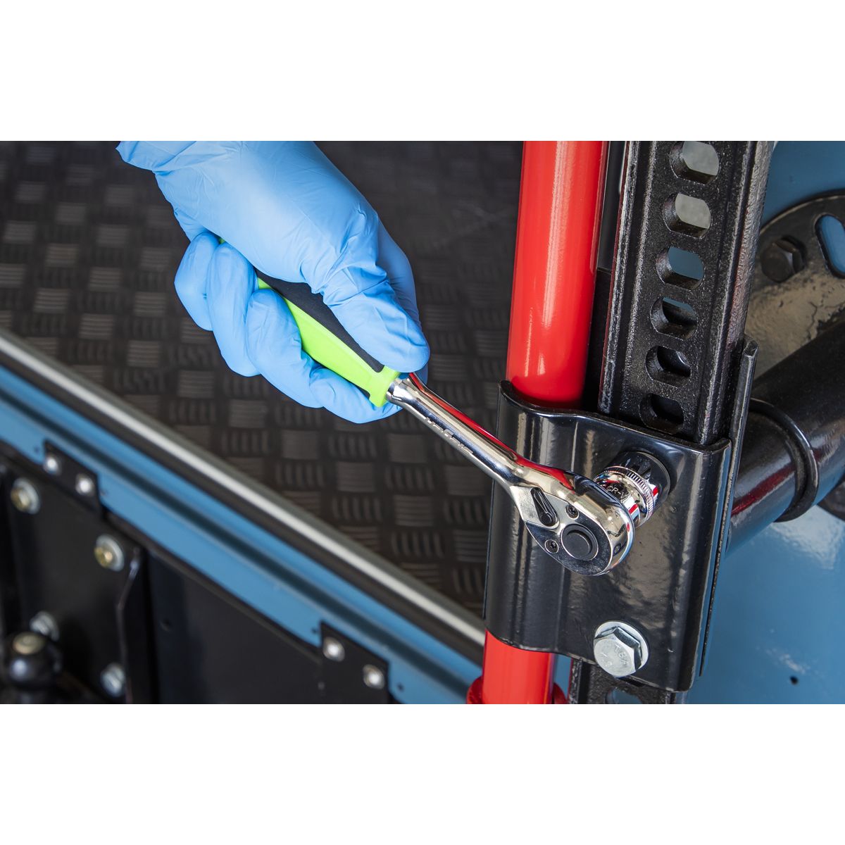 Sealey Socket Set 28pc 3/8"Sq Drive 6pt WallDrive Metric - Image 6