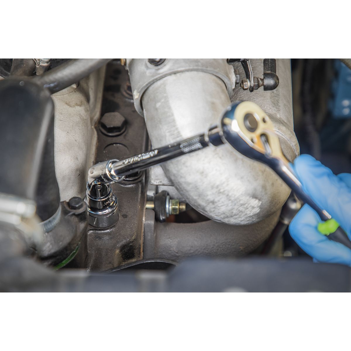 Sealey Socket Set 28pc 3/8"Sq Drive 6pt WallDrive Metric - Image 8