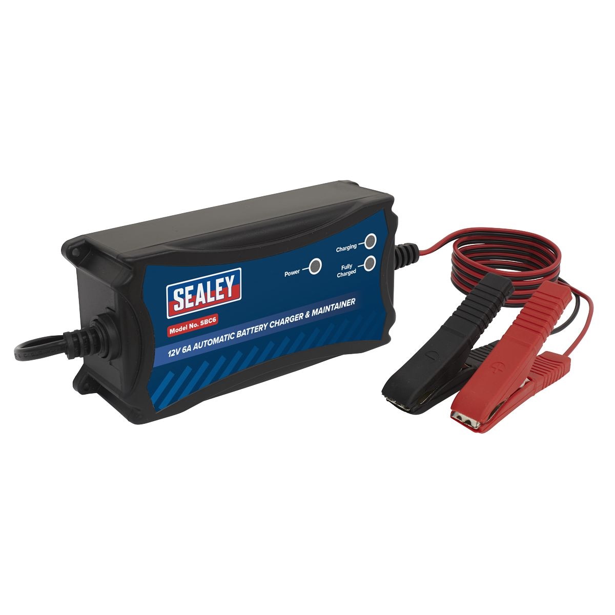 Sealey Battery Maintainer Charger 12V 6A Fully Automatic - Image 1