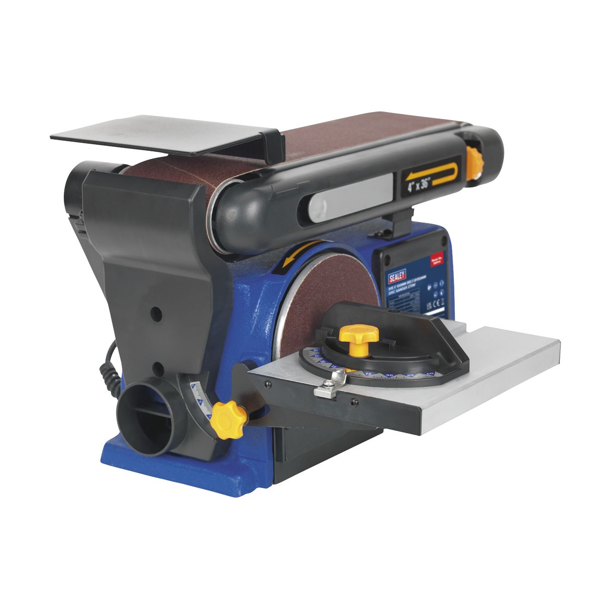 Sealey Belt/Disc Sander 915 x 100mm/150mm 370W/230V - Image 7