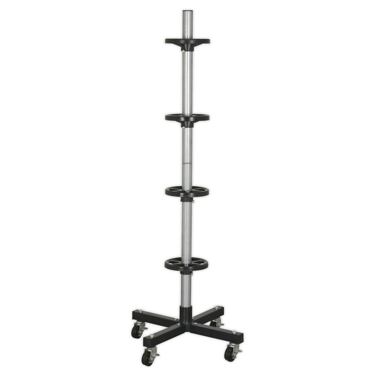 Sealey Wheel Storage Trolley 100kg Capacity - Image 1