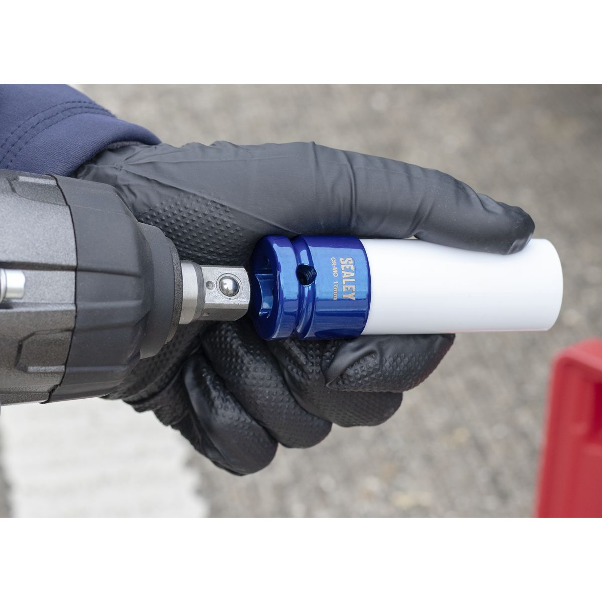 Sealey Alloy Wheel Impact Socket Set 3pc 1/2"Sq Drive - Image 5