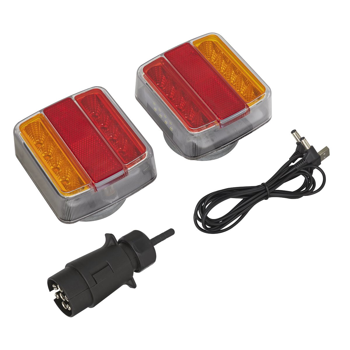 Sealey Wireless SMD LED Trailer Light Set 2pc - Image 1