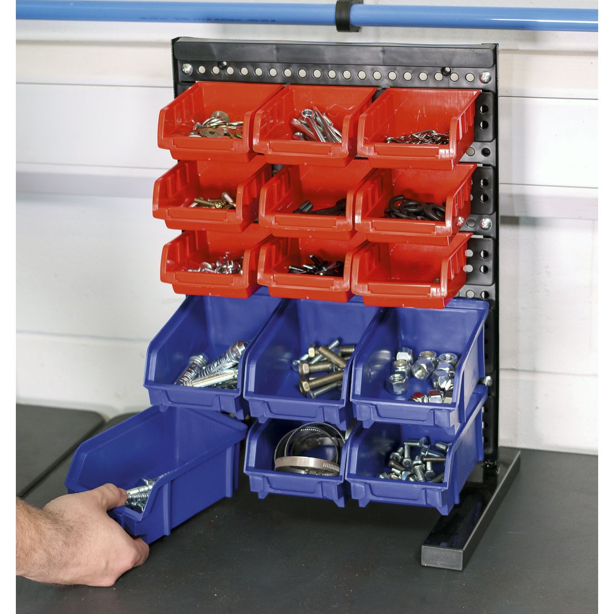Sealey Bin Storage System Bench Mounting 15 Bin - Image 4