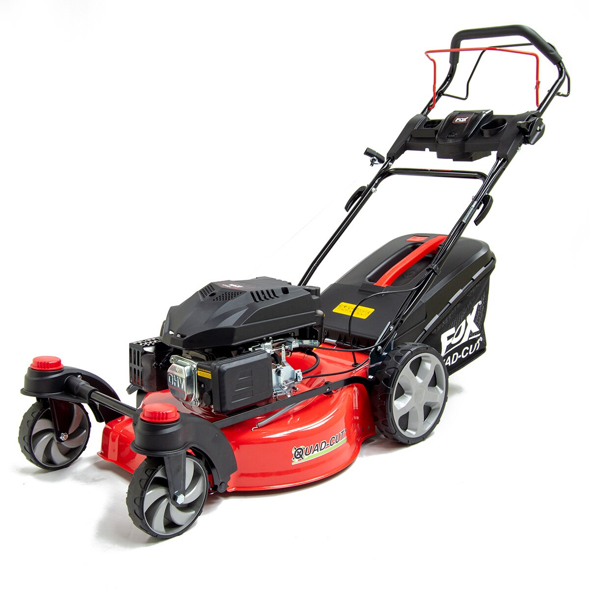 Fox Zero Turn Quad-Cut 20" Self Propelled Petrol Lawn Mower - Image 4