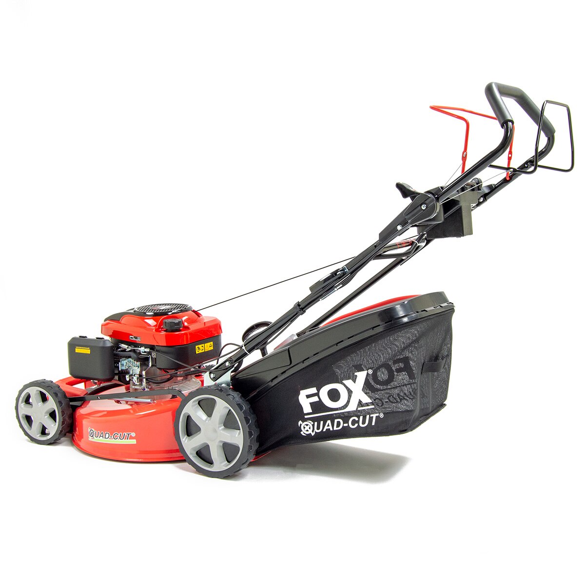 Fox Quad-Cut 560E 22" Electric Start Self Propelled Petrol Lawn Mower - Image 3
