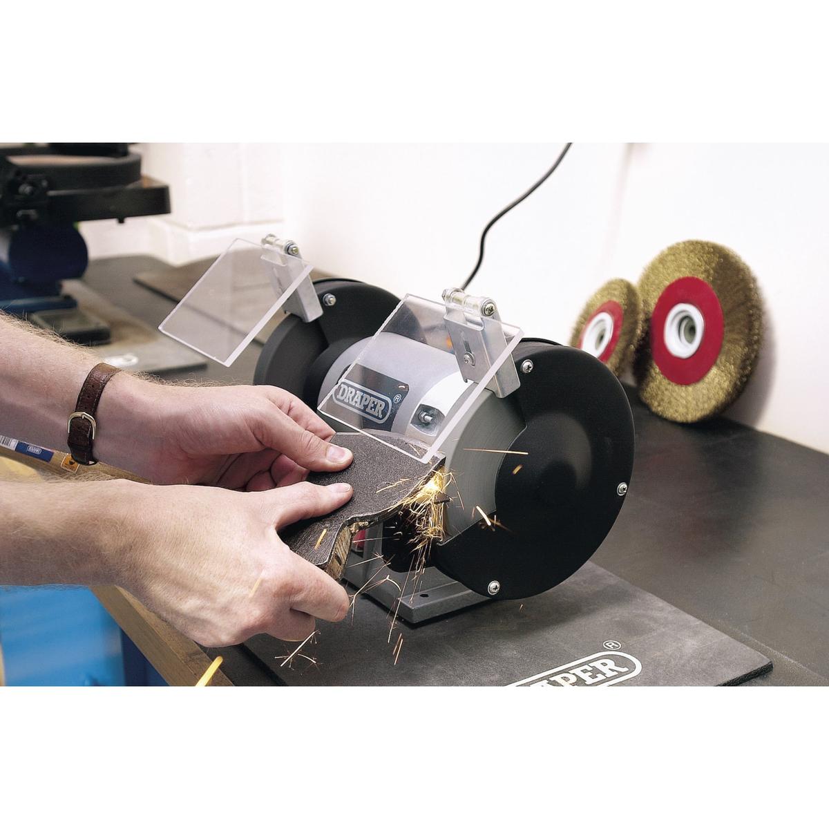 Draper Bench Grinder, 150mm, 250W - Image 4