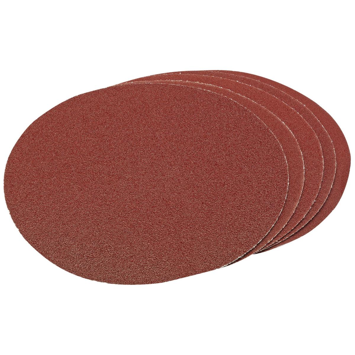 Draper Assorted Hook and Eye Backed Aluminium Oxide, 200mm (Pack of 5) - Image 1