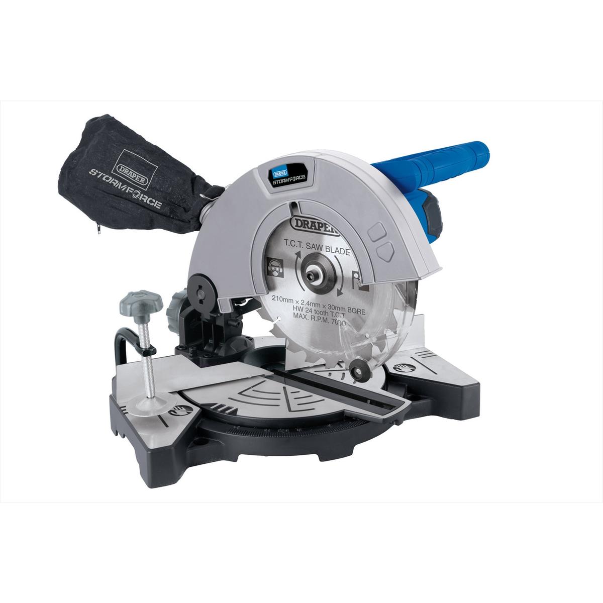 Draper Storm Force Mitre Saw, 210mm, 1100W - Image 1