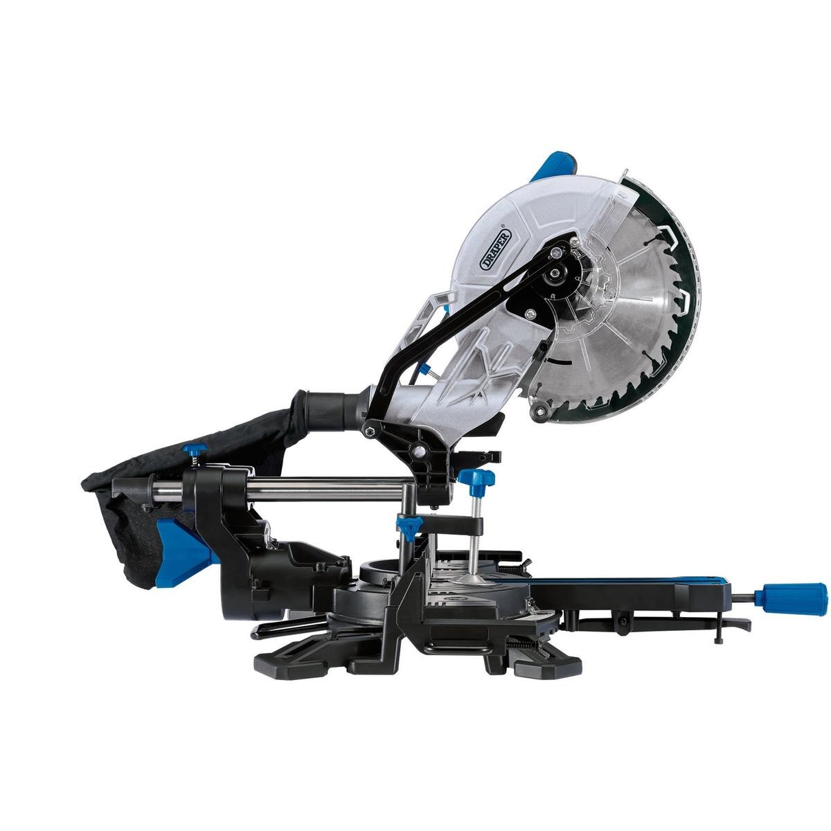 Draper 230V Sliding Compound Mitre Saw, 255mm, 1800W - Image 2