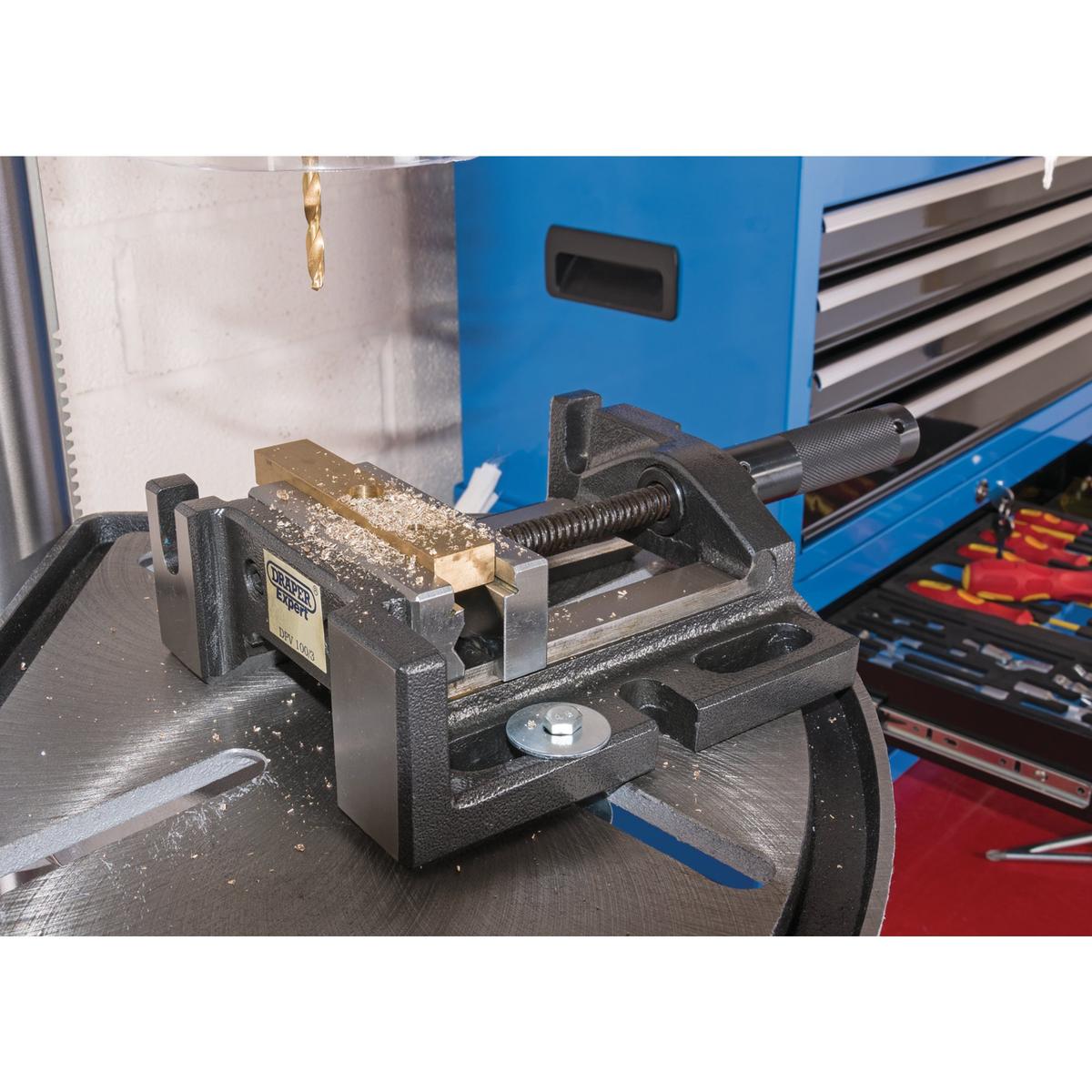 Draper 3 Way Drill Press Vice, 100mm - Image 4