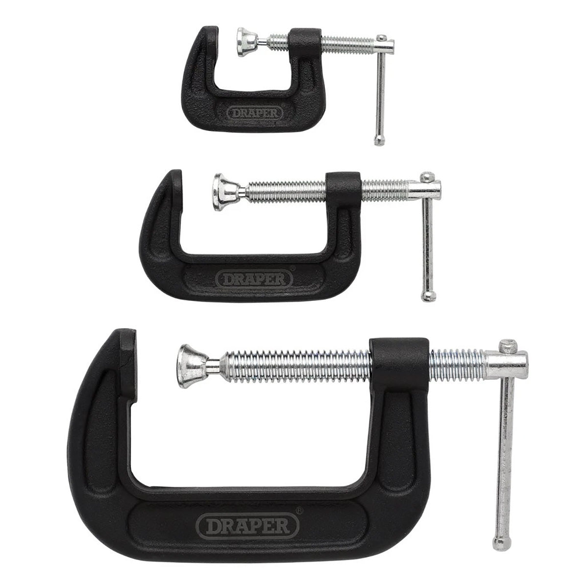 Draper C Clamp Set (3 Piece) 18989
