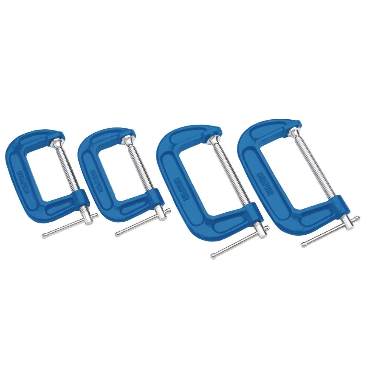 Draper C Clamp Set (4 Piece) - Image 1