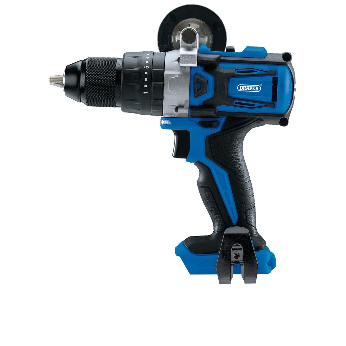 Draper D20 20V Brushless Combi Drill - Bare Unit - Image 2