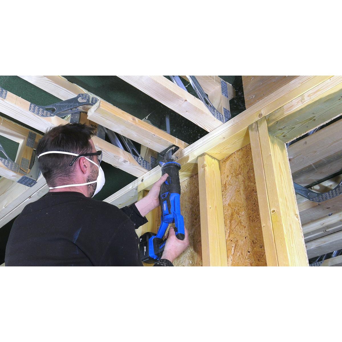 Draper D20 20V Brushless Reciprocating Saw - Bare Unit - Image 2