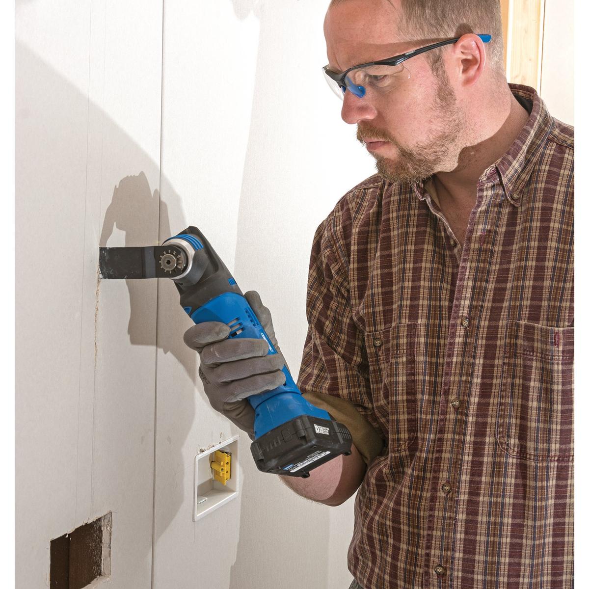 Draper D20 20V Oscillating Multi-Tool, 1 x 2.0Ah Battery, 1 x Charger (9 Piece) - Image 3