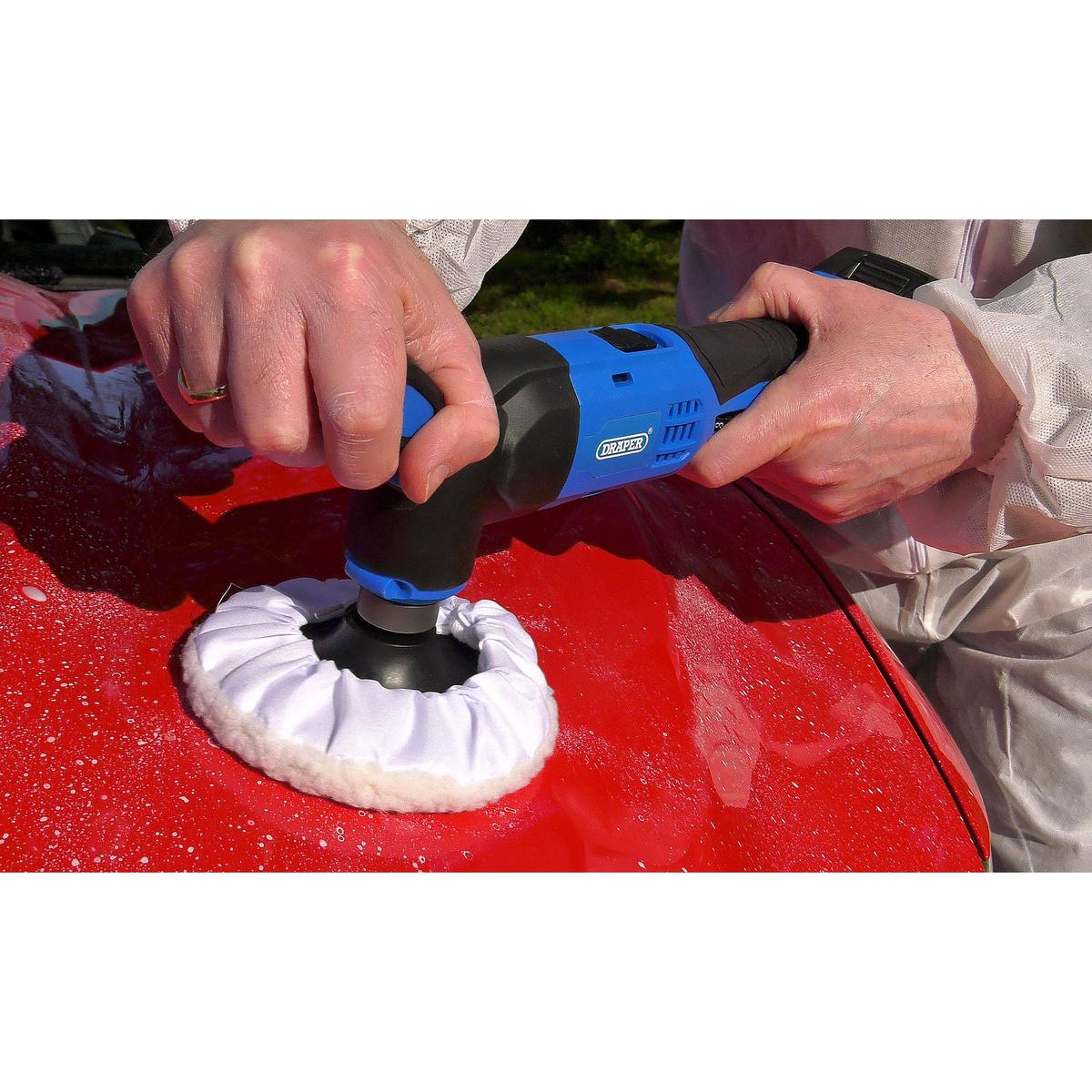 Draper D20 20V Dual Action Polisher, 125mm - Bare Unit - Image 5