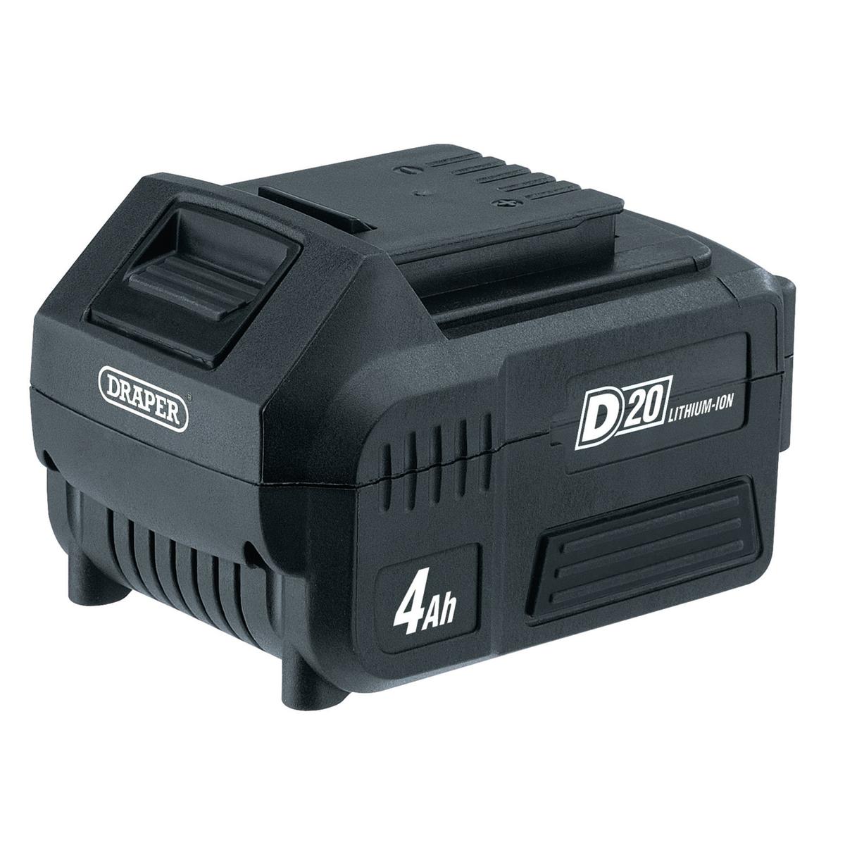 Draper D20 20V Li-ion Battery, 4.0Ah - Image 1