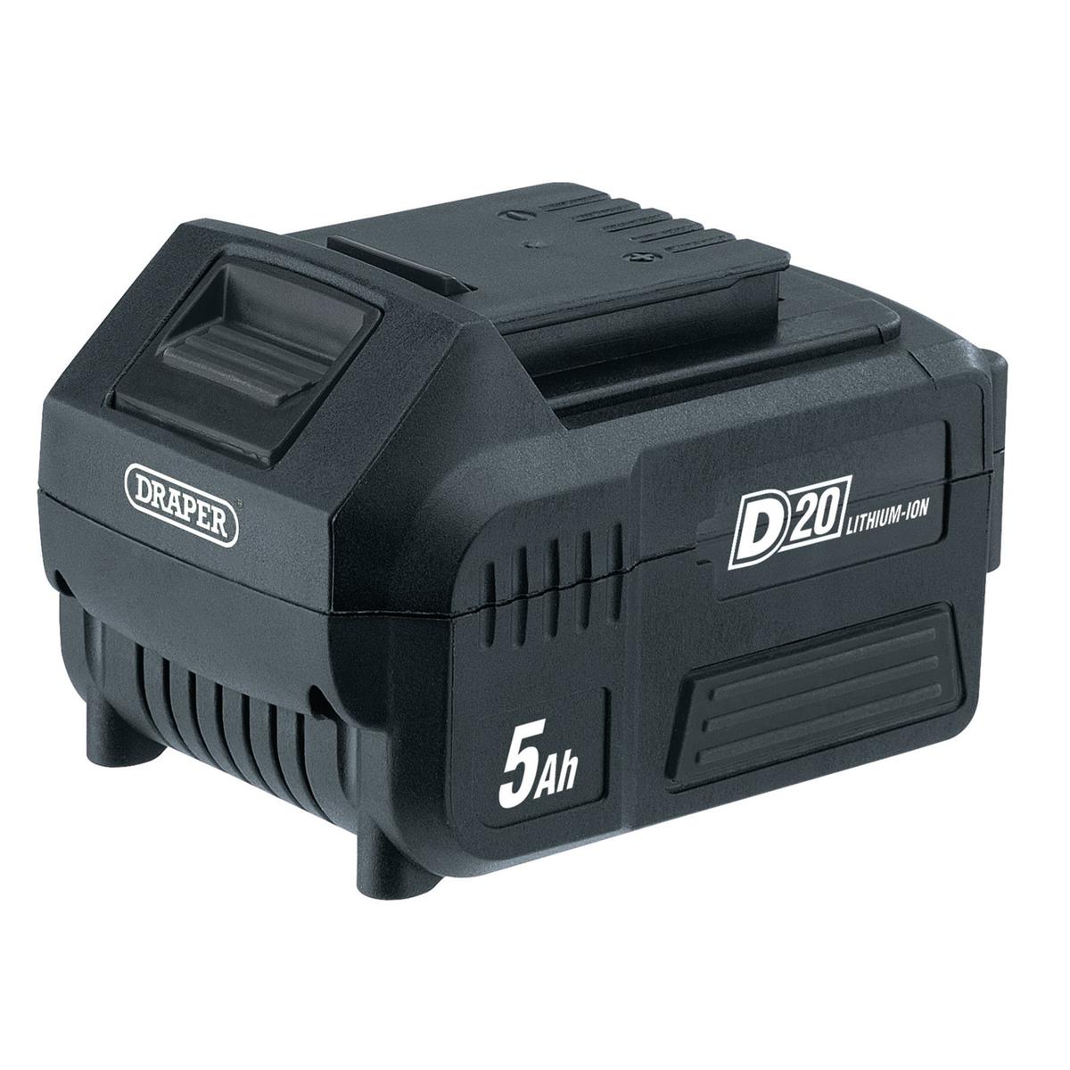 Draper D20 20V Li-ion Battery, 5.0Ah - Image 1