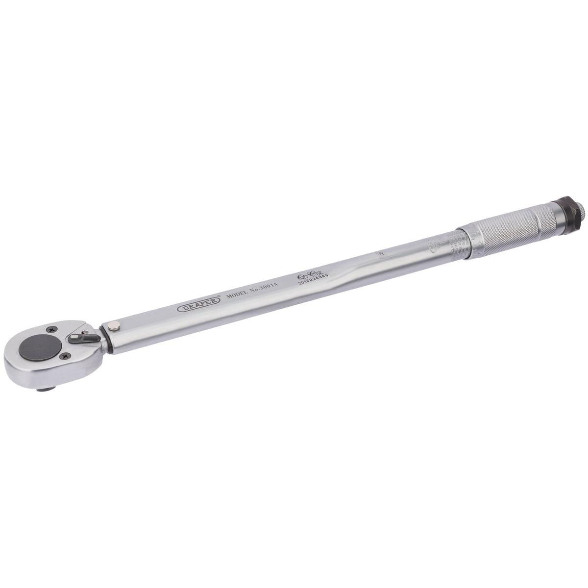 Draper Ratchet Torque Wrench, 1/2" Sq. Dr., 30 - 210Nm/22.1 - 154.9lb-ft - Image 2