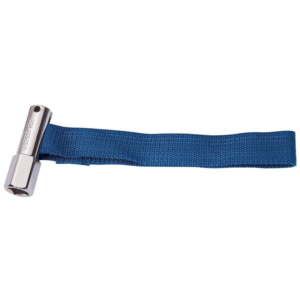 Draper Oil Filter Strap Wrench, 1/2" Sq. Dr. or 21mm, 120mm Capacity - Image 2