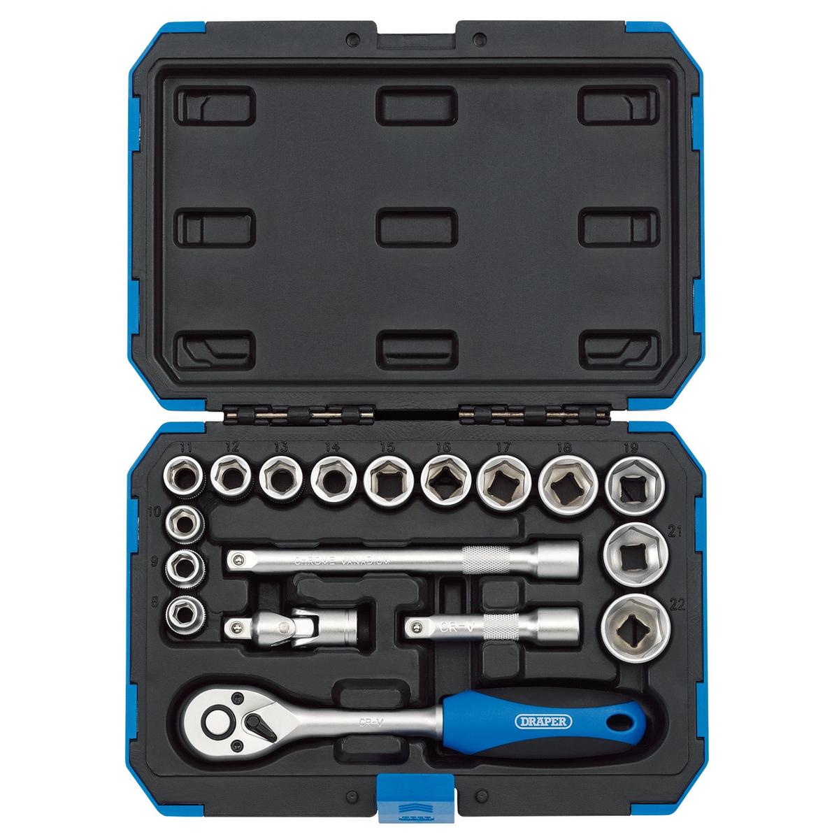 Draper Metric Socket Set, 3/8" Sq. Dr. (18 Piece) - Image 2