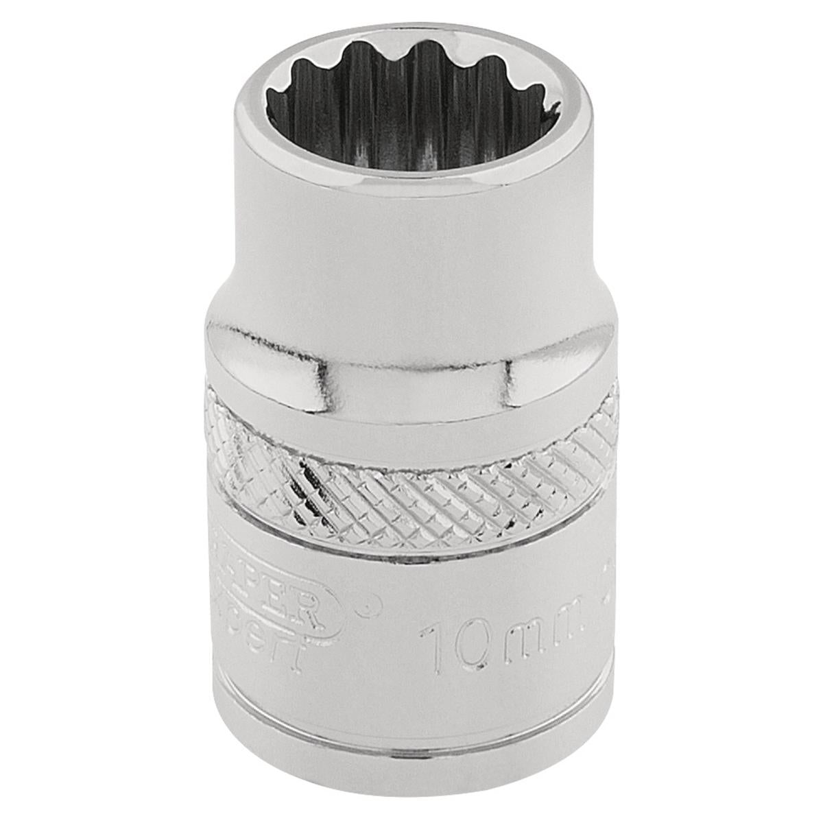 Draper HI-TORQ 12 Point Socket, 3/8" Sq. Dr., 10mm - Image 1