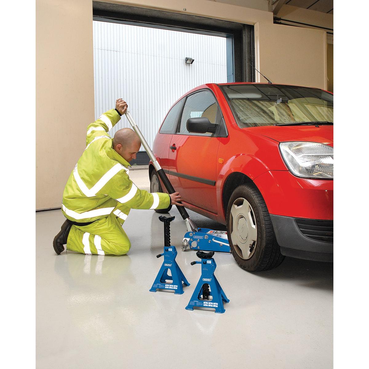 Draper Ratcheting Axle Stands, 2 Tonne (Pair) - Image 3